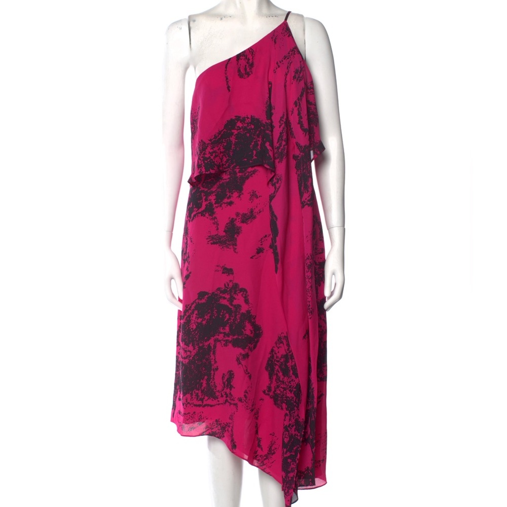 HALSTON HERITAGE
Silk Midi Length Dress
